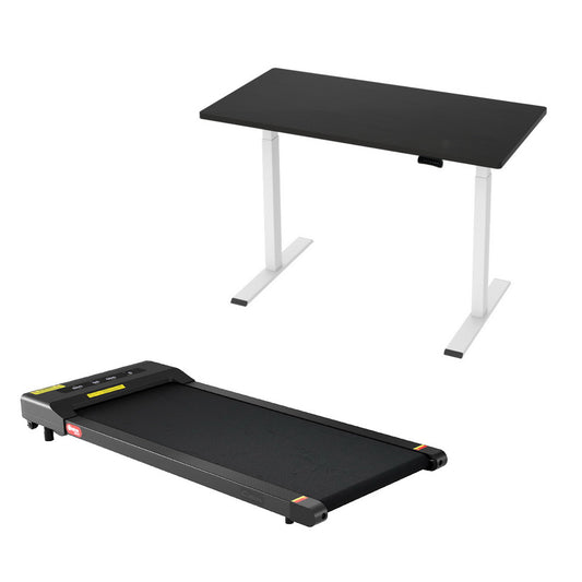 Image of artiss treadmill 120cm automatic standing desk with 400mm electric walking pad  suitable for aged care, corporate offices, and commercial settings