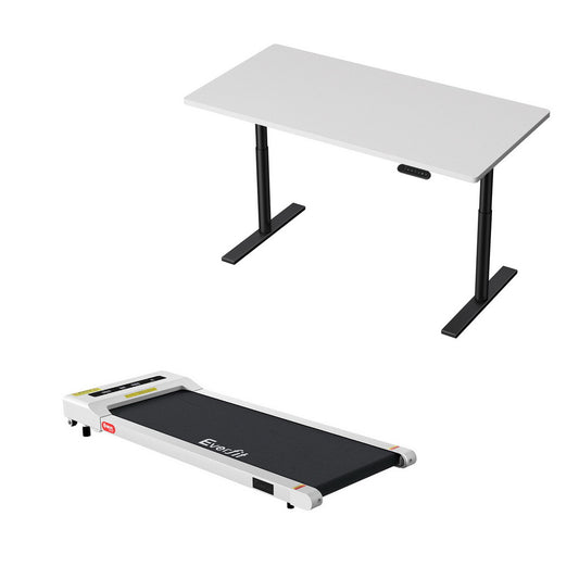 Image of artiss treadmill automatic standing desk with 360mm electric walking pad  suitable for aged care, corporate offices, and commercial settings