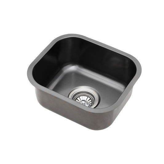 Image of cefito kitchen sink 30x36cm stainless steel nano basin single bowl black  versatile for both home and professional use
