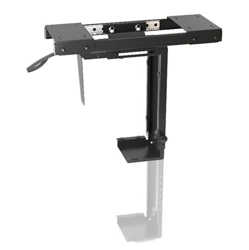 Image of brateck adjustable under-desk atx case mount with sliding track, up to 10kg,360 swivel  suitable for aged care, corporate offices, and commercial settings