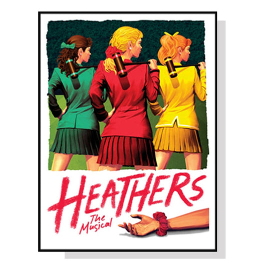 Image of wall art 90cmx135cm heathers the musical black frame canvas  ideal for luxury casual home interiors