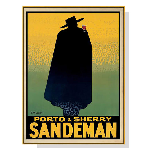 Image of wall art 90cmx135cm sandeman gold frame canvas  ideal for luxury casual home interiors