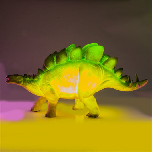 Image of stegosaurus table lamp  available at The Epic Shop
