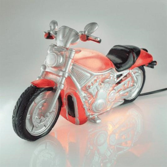Image of motorcycle table lamp  ideal for luxury casual home interiors