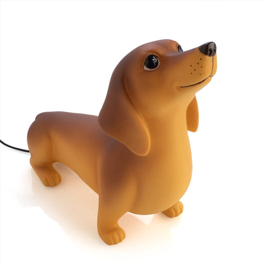 Image of dachshund table lamp  available at The Epic Shop