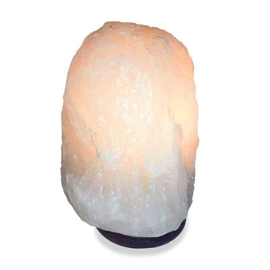 Image of 12v 12w 1-2kg himalayan white salt lamp crystal rock natural shape unique lamps  versatile for both home and professional use