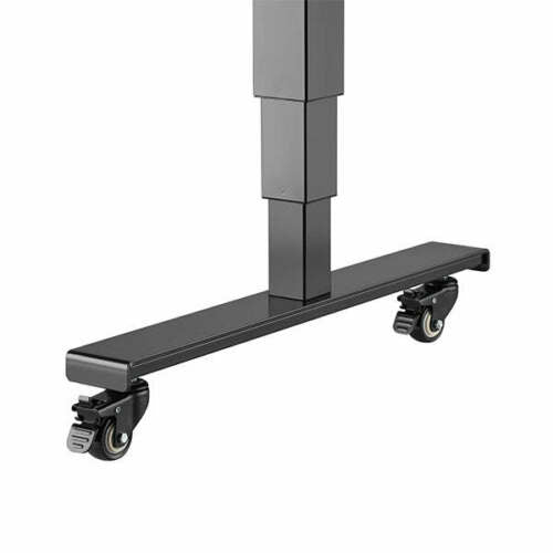 Image of lockable desk casters dual motor standing desk wheels  suitable for aged care, corporate offices, and commercial settings