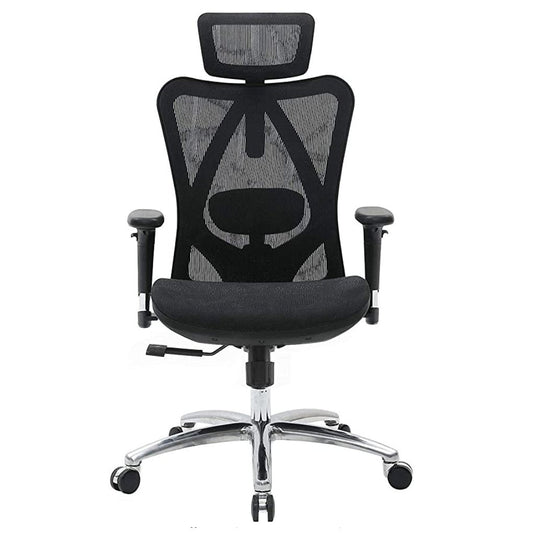 Image of sihoo m57 ergonomic office chair, computer chair desk chair high back chair breathable,3d armrest and lumbar support black without foodrest  versatile for both home and professional use