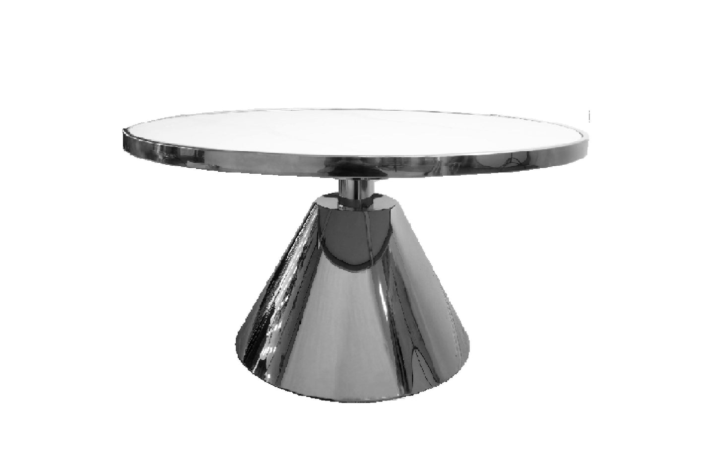 Image of glam black 90cm coffee table - white marble  available at The Epic Shop