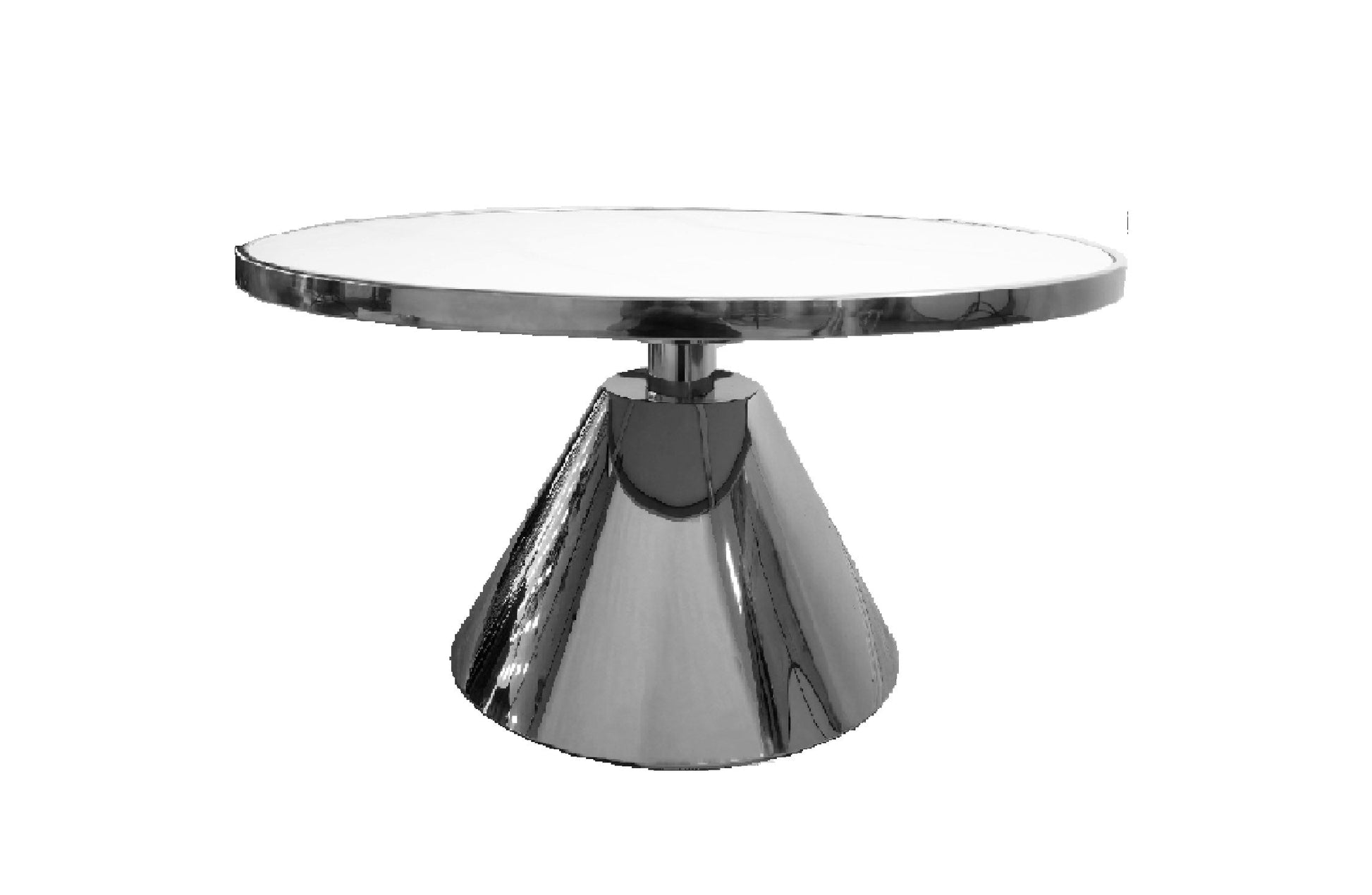 Image of glam black 90cm coffee table - white marble  available at The Epic Shop