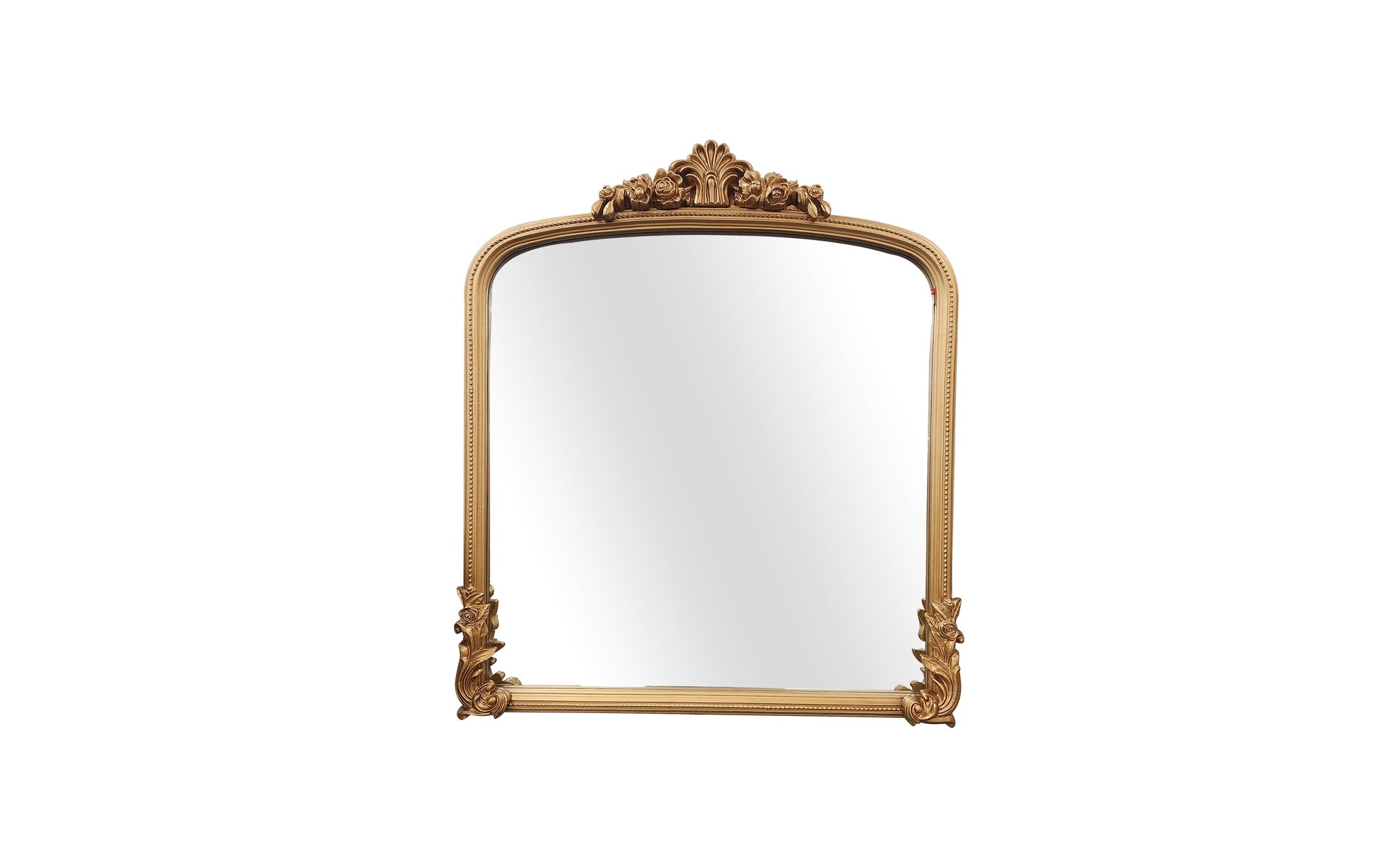 Image of catherine lux  gold mirror - 98cm x 108cm  ideal for luxury casual home interiors