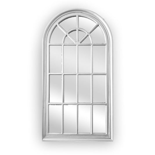 Image of window style mirror - white arch 70 cm x 130 cm  ideal for luxury casual home interiors