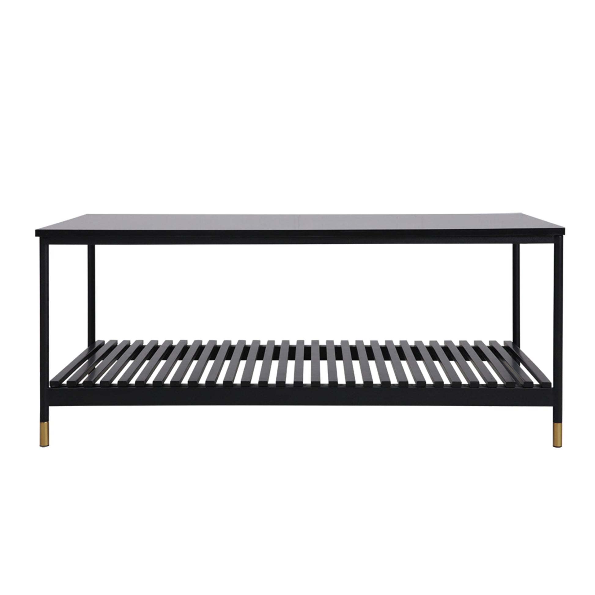 Image of alcona coffee table in matte black  available at The Epic Shop
