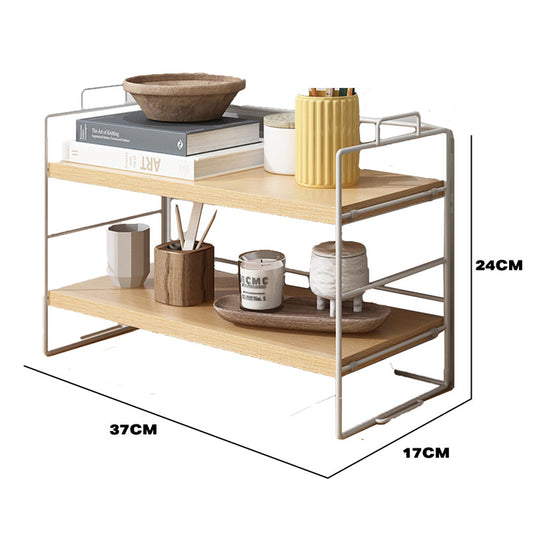 Image of desktop storage rack bookshelf  office  suitable for aged care, corporate offices, and commercial settings