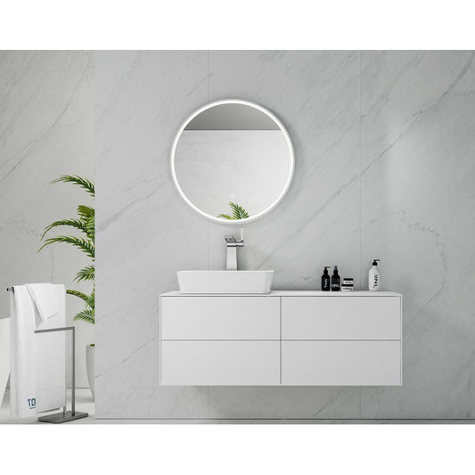 Image of marmo round led bathroom wall mirror  available at The Epic Shop