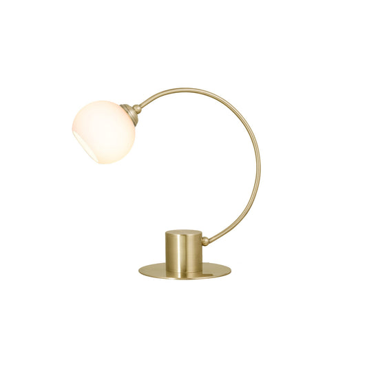 Image of penelope touch table lamp - antique brass  ideal for luxury casual home interiors