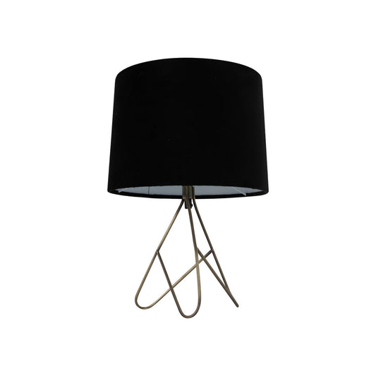 Image of belira table lamp - antique brass  ideal for luxury casual home interiors