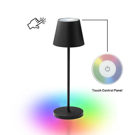 Image of enoki portable rgb table lamp - black  available at The Epic Shop