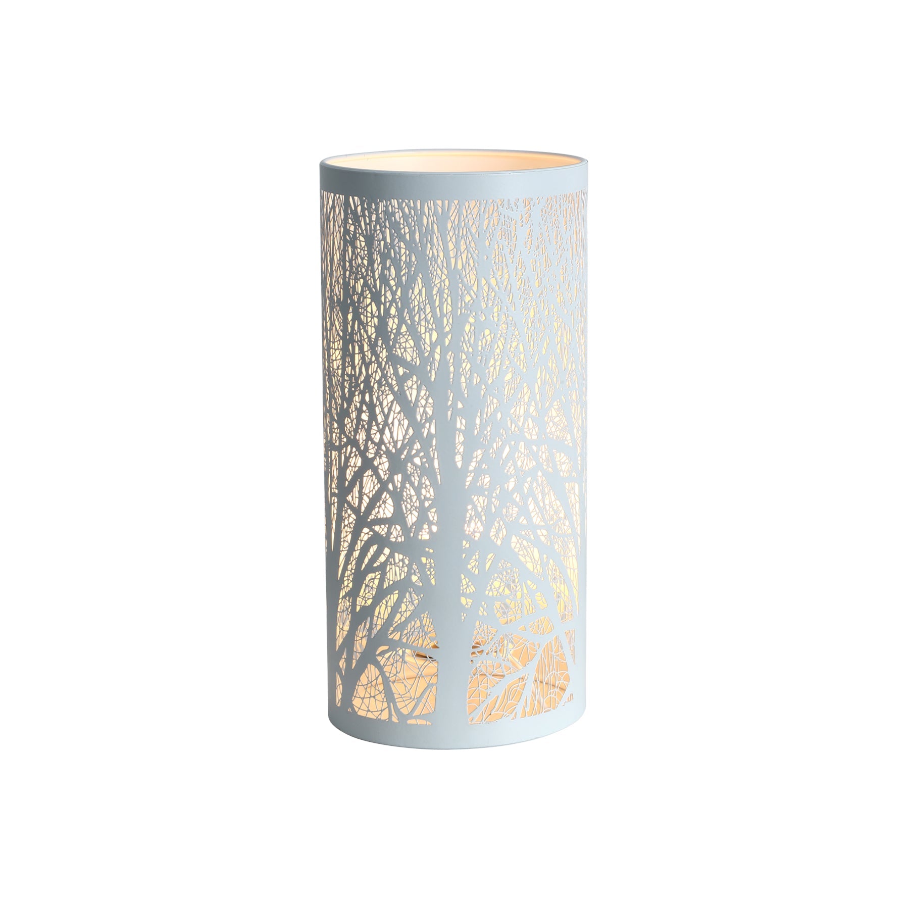 Image of white forest table lamp  ideal for luxury casual home interiors