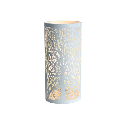 Image of white forest table lamp  ideal for luxury casual home interiors
