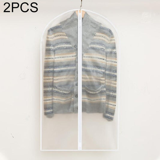 Image of 2-pack hanging garment storage bags with zipper - clear  available at The Epic Shop