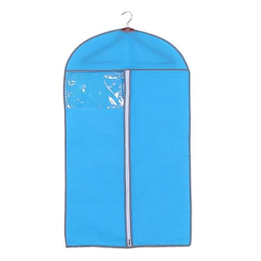 Image of blue garment suit coat dust cover for wardrobe storage  available at The Epic Shop