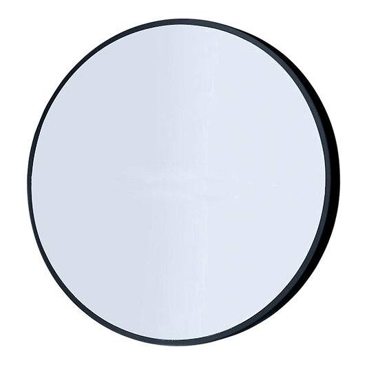 Image of 90cm round wall mirror bathroom makeup mirror by della francesca  versatile for both home and professional use