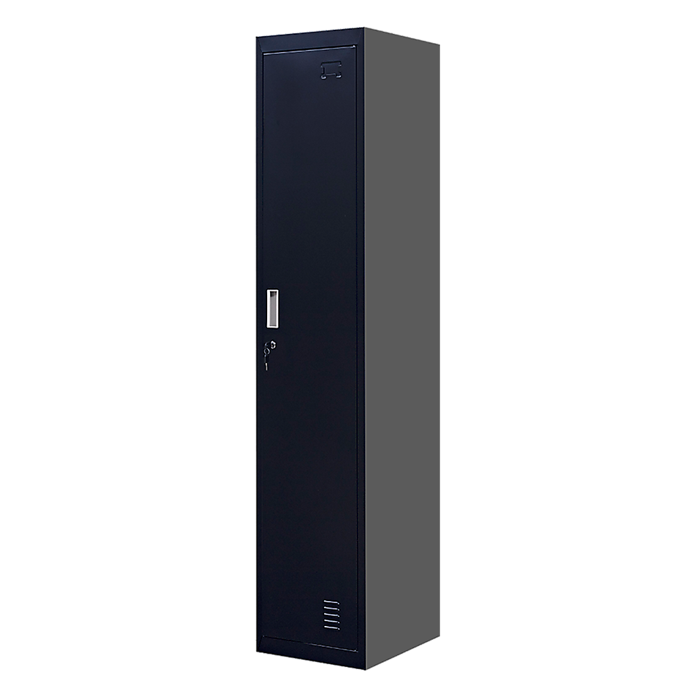 Image of one-door office gym shed clothing locker cabinet  suitable for aged care, corporate offices, and commercial settings