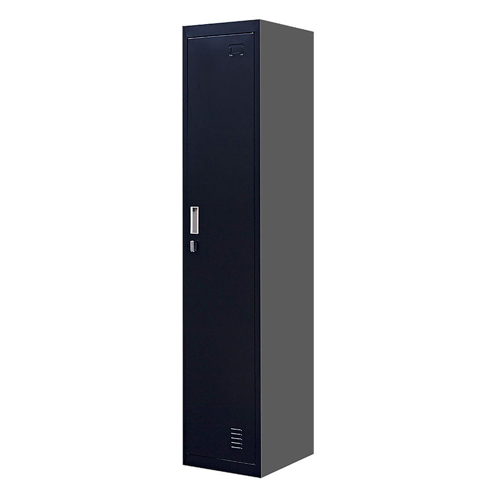 Image of one-door office gym shed clothing locker cabinet  suitable for aged care, corporate offices, and commercial settings