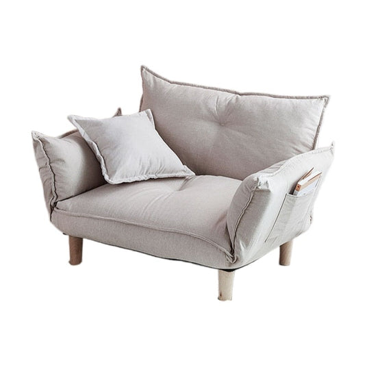 Image of nneoba convertible sofa couch with adjustable backrest and armrests  ideal for luxury casual home interiors