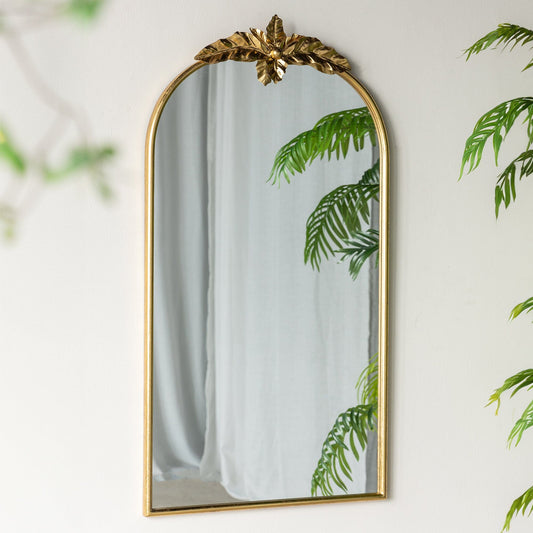Image of marion tall gold wall mirror  available at The Epic Shop