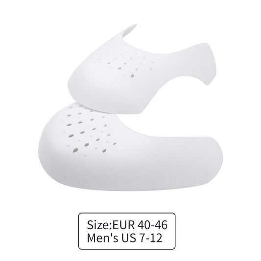 Image of white shoe crease protector for men's shoes, size eur 40-46 (us 7-12) 10 pairs  ideal for luxury casual home interiors