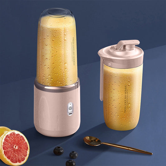 Image of 1 x portable usb pink rechargeable juicer cup,portable blender for smoothies and juices - usb rechargeable, powerful & compact  versatile for both home and professional use