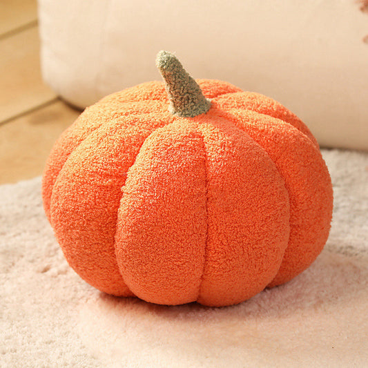 Image of orange 2-pcs 30cm creative plush pumpkin pillow for sofa, window seat & living room decoration  ideal for luxury casual home interiors