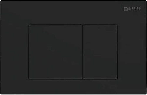 Image of r&t standard cisterns push plates - square matte black  available at The Epic Shop