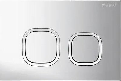 Image of r&t standard cisterns push plates - chrome  available at The Epic Shop